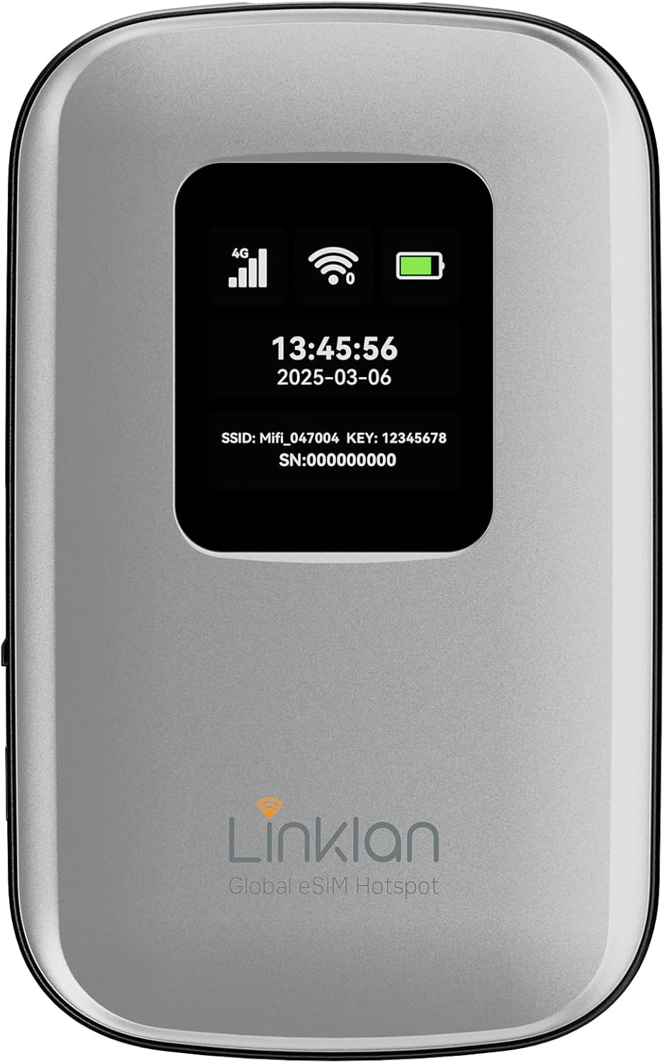 Portable Mobile Hotspot–eSIM Global WiFi Hotspot,No SIM Card/Contract Needed, 16Devices,180+ Countries, Compact Wireless Router for International Trips & Business【Free 5GB US Data for 15 Days】