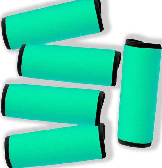 Luggage Handle Wraps for Suitcases-Travel Suitcase Tags Identifiers Luggage Tags for Suitcases TSA Approved Travel Gifts for Traveler Women (Turquoise)