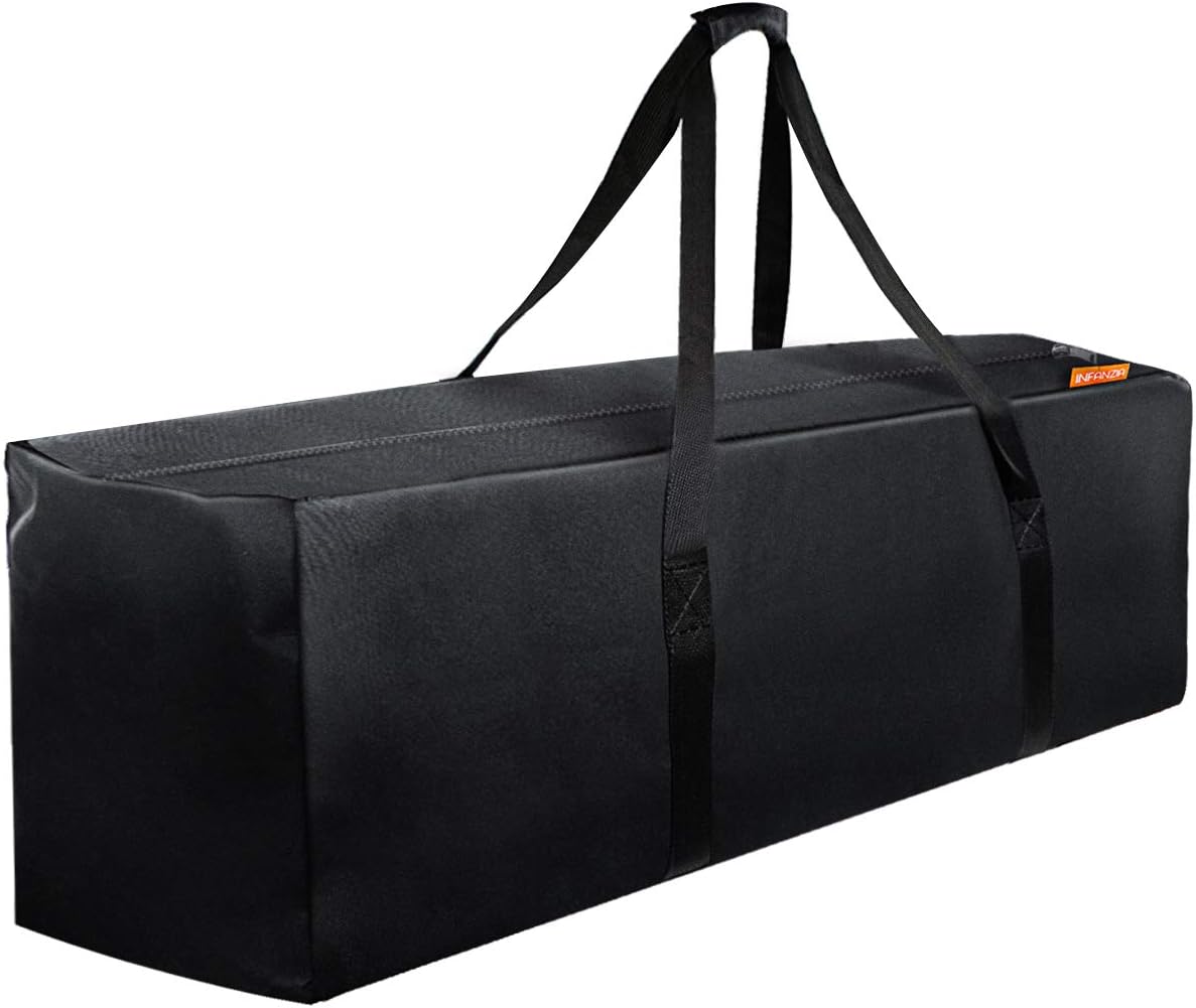 INFANZIA 47inch Sports Duffel Travel Bag, 196L Extra Large Duffel Luggage Bag with Upgrade Zipper, Water Resistant & Foldable Equipment Storage Bag for Camping Tent Tripod Fishing