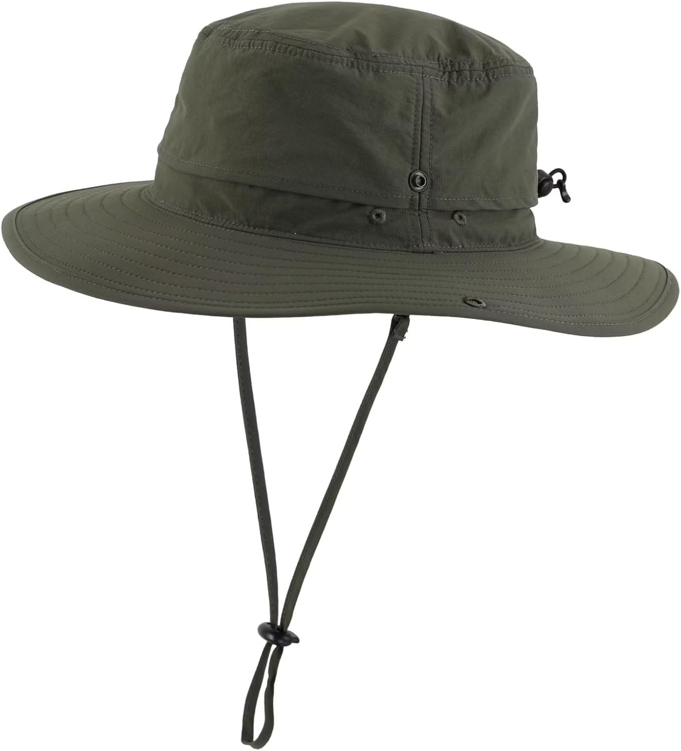Connectyle Sun Hat for Men Women Outdoor UV Protection Safari Hat for Fishing Hiking Gardening Breathable Cowboy Hat UPF50