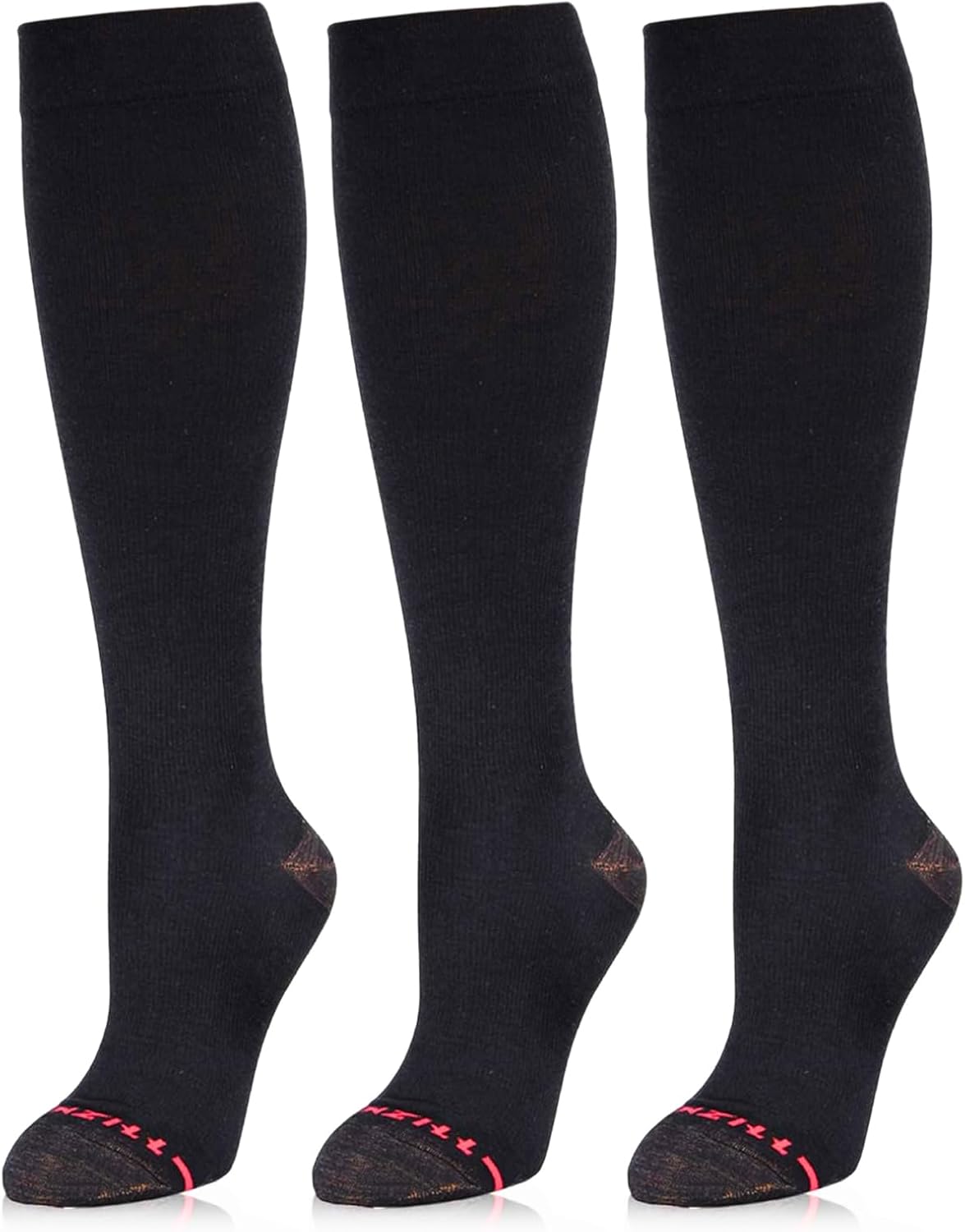 NEWZILL Copper Compression Socks for Women & Men 15-20mmHg Cotton Rich Odor Control Dress Socks for Business Casual Running Medical Athletic Support, Edema Diabetic Relief