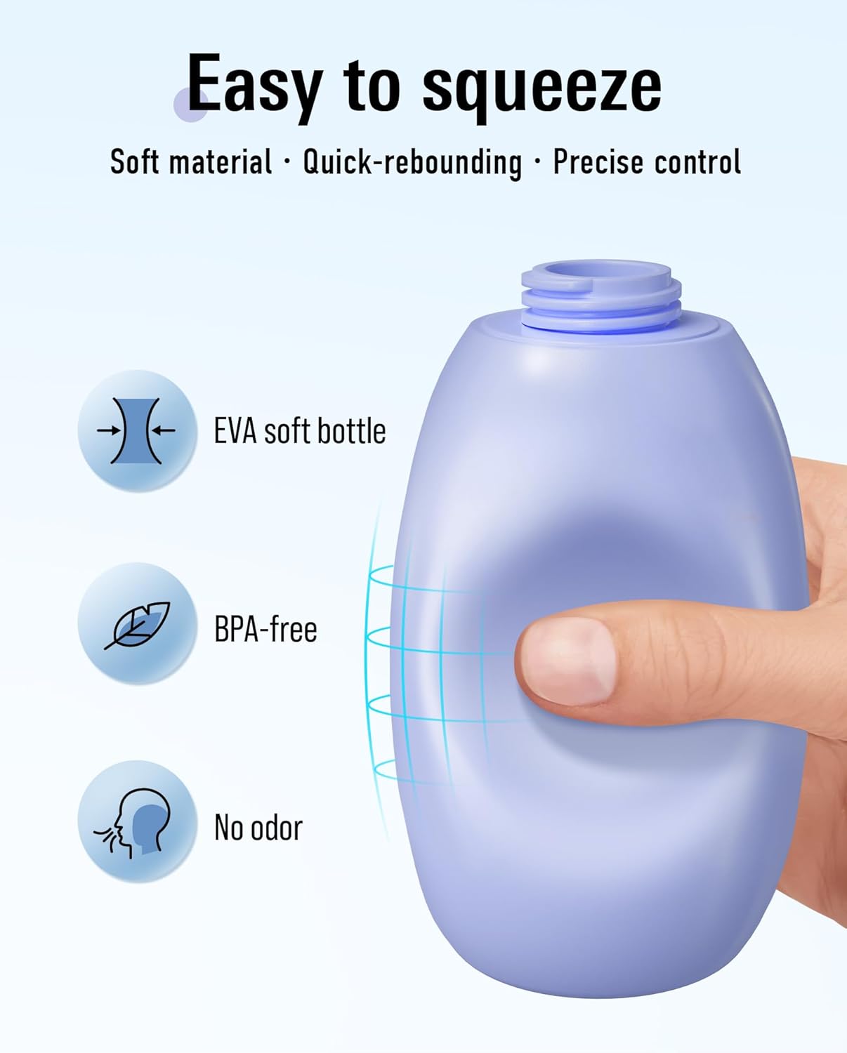 Portable Bidet for Travel & Home Use - Handheld High-Pressure Sprayer 400ml/13.5oz Large Capacity Bottle for Personal Hygiene, Collapsible Quick Fill BPA-Free for Freshness Includes Wall Hook(Purple)