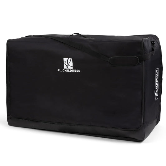 J.L. Childress Universal Stroller Travel Bag for Airplane - Fits Most Baby Strollers, Flying Essentials, Airport Accessories for Gate or Luggage Check, AirTag Compatible - X-Large PLUS, Unpadded