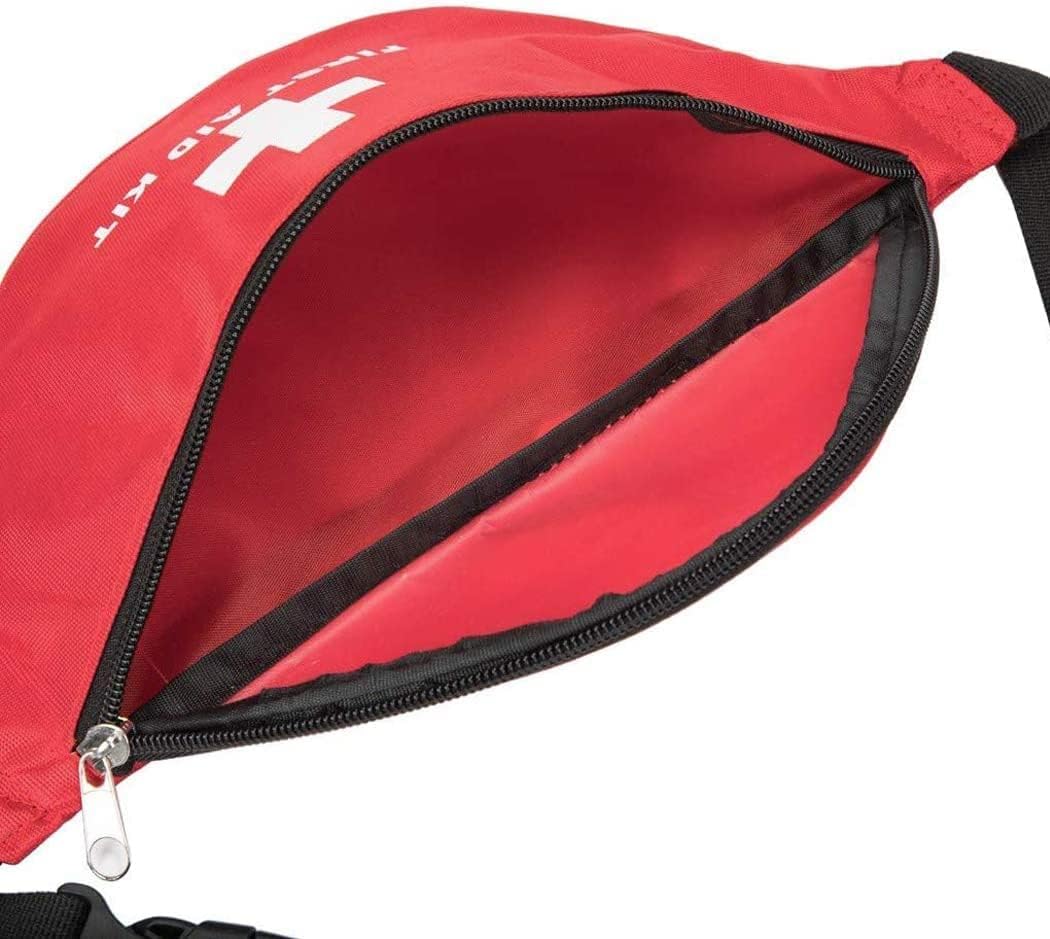 AOUTACC First Aid Empty Kit,Compact and Lightweight Waterproof First Aid Bag Empty with Zippered for Emergency at Home, Office, Car, Outdoors, Boat, Camping, Hiking(Bag Only) (2 Pack Fanny Pack)