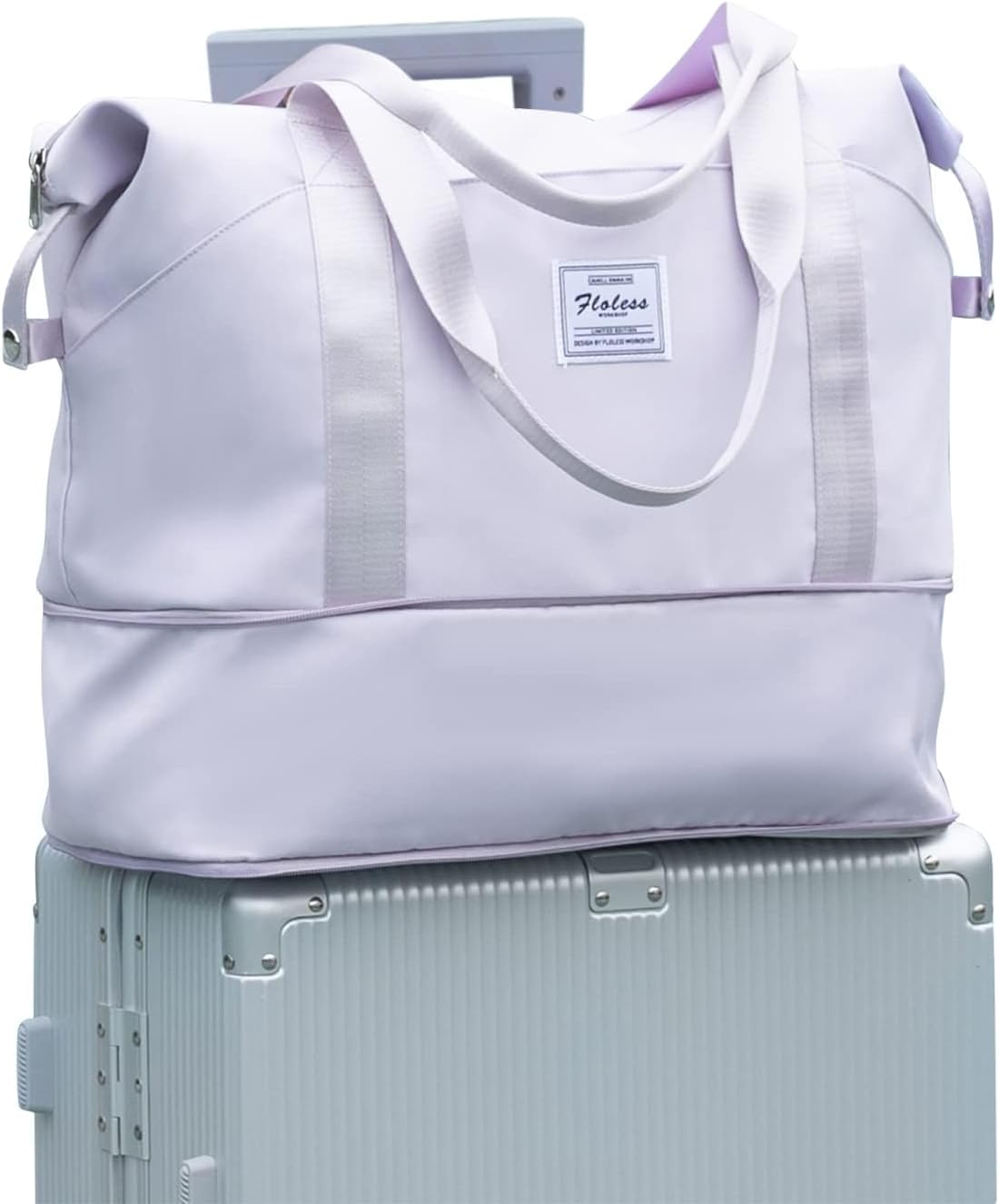 Travel Duffel Bag, Sports Tote Gym Bag, Shoulder Weekender Overnight Bag for Women