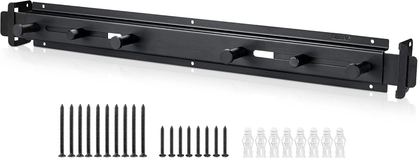 Door Bar Lock - Patented Door Barricade Security Bar - Home Safety Improvement, Door Reinforcement, Childproof, Break-in Prevention - Premium Grade Steel Door Mount for 34''-45'' Wide Doors