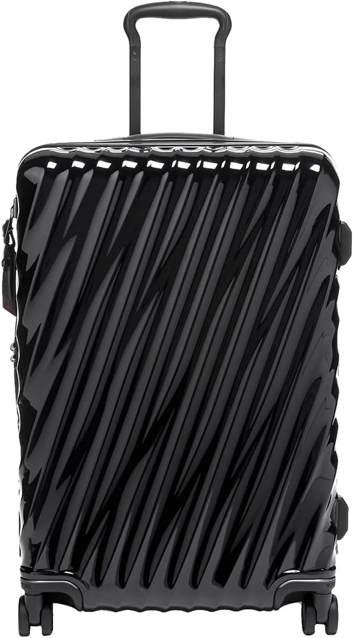 TUMI - 19 Degree Medium Checked Luggage 4 Wheeled Packing Case - Hard Shell Suitcase - 26.0" X 17.5" X 10.0" - Black