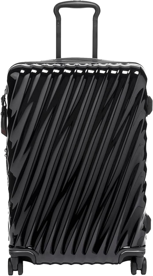 TUMI - 19 Degree Medium Checked Luggage 4 Wheeled Packing Case - Hard Shell Suitcase - 26.0" X 17.5" X 10.0" - Black
