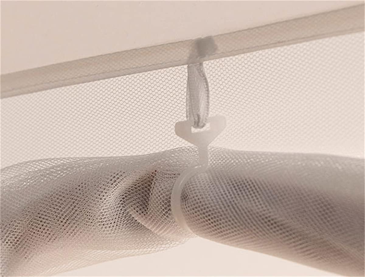 CdyBox Folding Mosquito Net Tent Canopy Curtains for Beds Home Bedroom Decor (Gray, 1.8X2.0m)