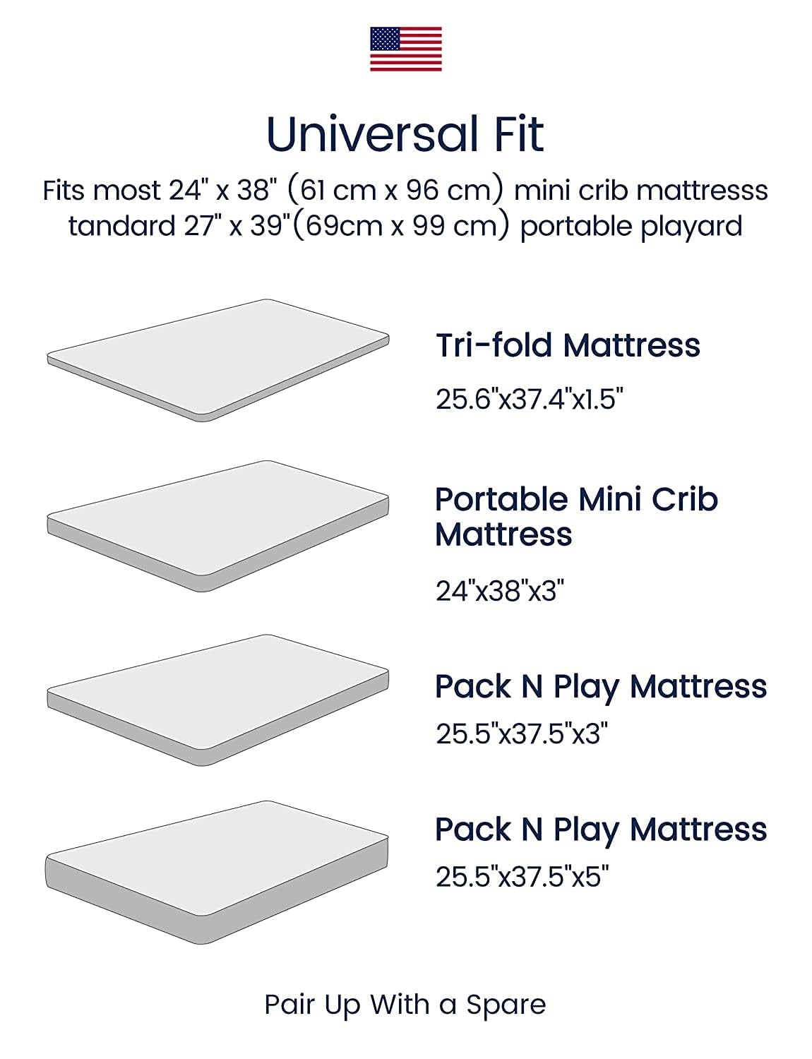 TotAha Cactus Pack N Play Sheets, Premium Stretch Fitted Portable Mini Cribs Playards Sheets, Ultra Soft Breathable Jersey Knit Mini Crib Sheet, 2 Pack
