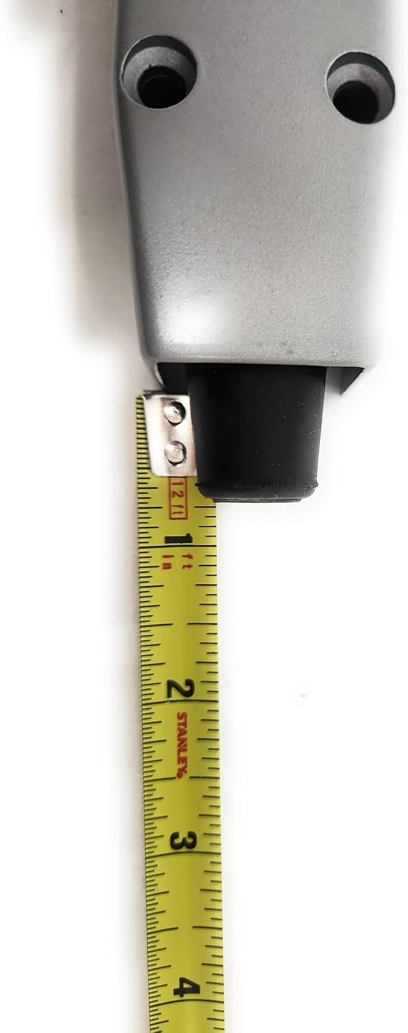 Pacific Doorware Heavy Duty Spring Loaded Step Down Push On Door Holder/Stopper (2, Aluminum)
