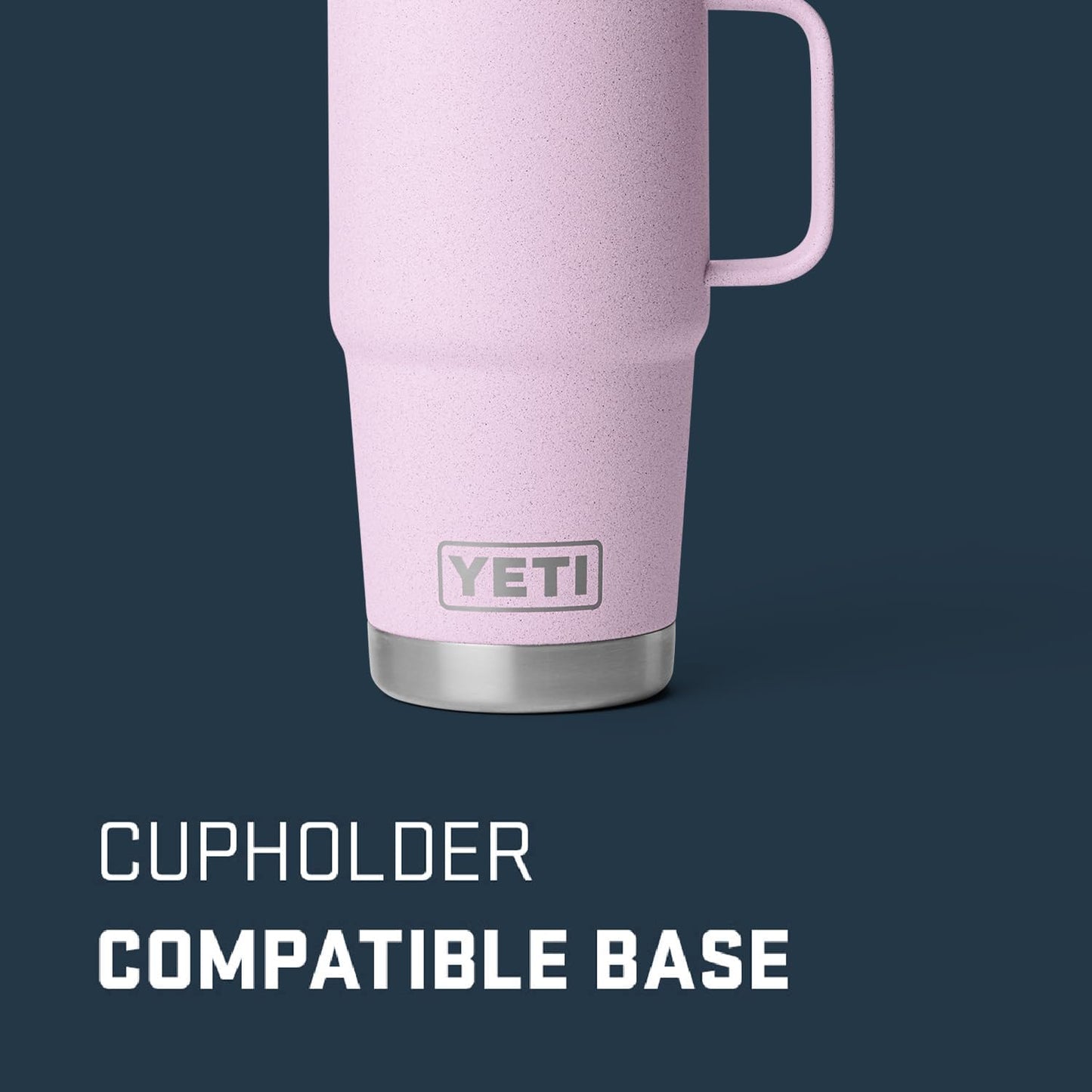 YETI Rambler 20 oz Travel Mug, Stainless Steel, Vacuum Insulated with Stronghold Lid