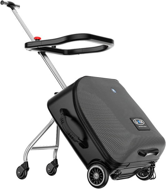 LemoHome Expandable Luggage with Spinner Wheels,Large Suitcases with Child Seat Design,Hard Luggage for Women and Men,20 inch Hardside Carry on Luggage for Travel