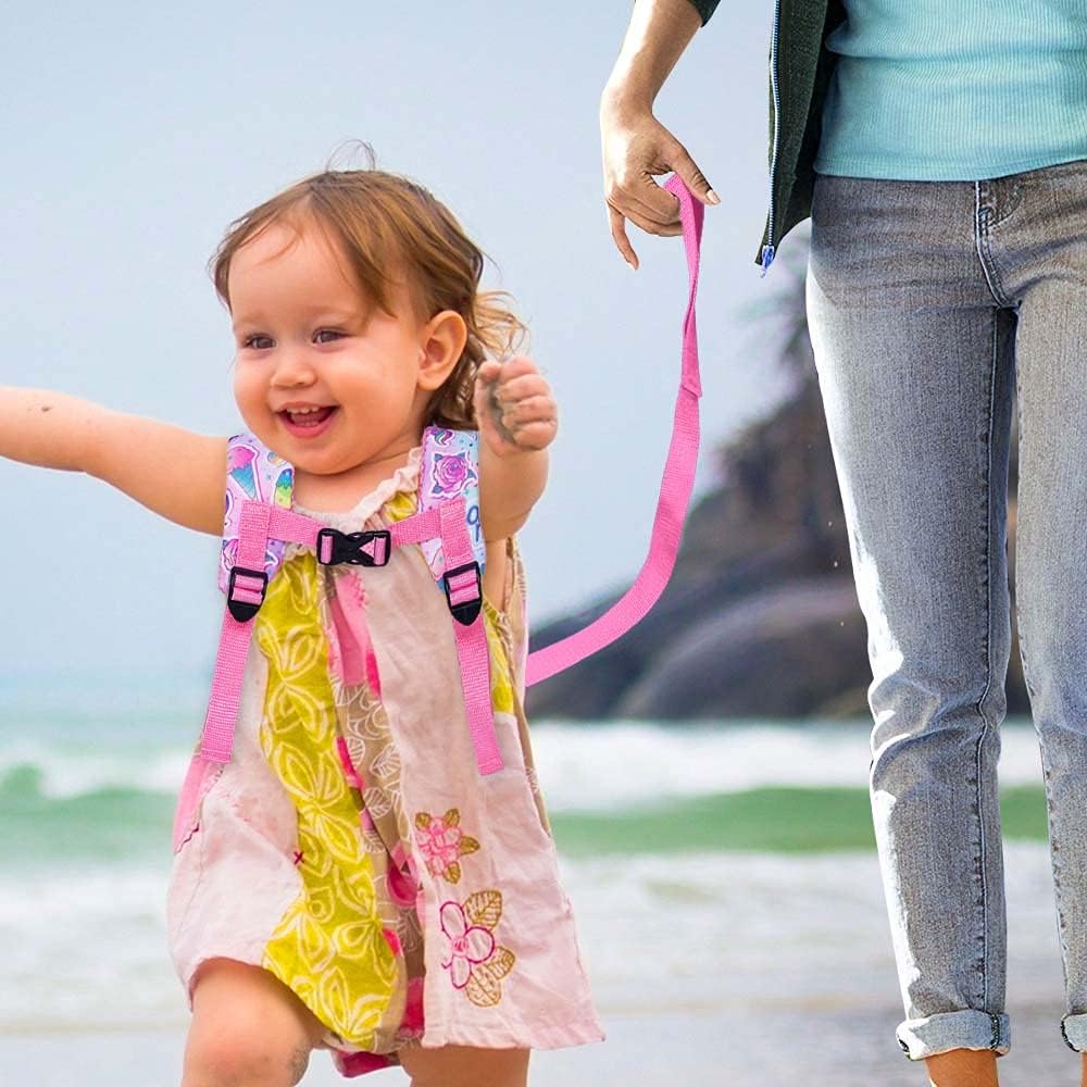 gxtvo Toddler Backpack Leash, 9.5" Kids Safety Leashes Bookbag for Children Boys Girls - Unicorn/Butterfly/Mermaid/Dinosaur