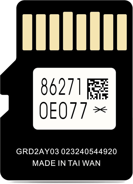 Grayda 2025 Latest Navigation SD Card Map Update 86271-0E077,GPS Map Card Compatible with Toyota Tacoma, Highlander,RAV4,Tundra,Camry,4Runner,Sienna,Avalon,Prius,Venza,Mirai,Corolla|USA/Canada
