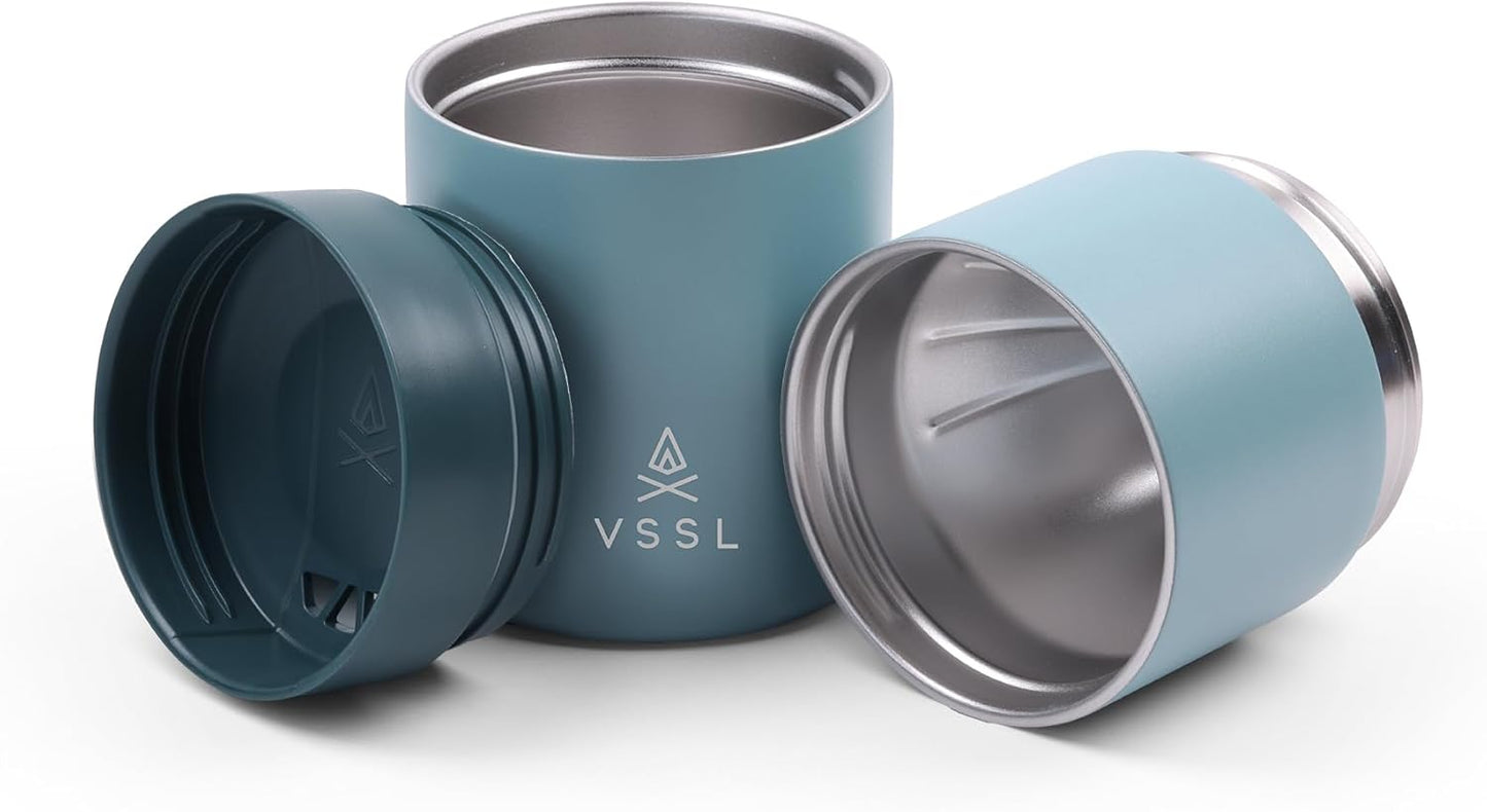 Nest Pour Over Coffee Set, Transportable and Compact Pour Over Set with 10 oz Double Walled Mug, Everglade
