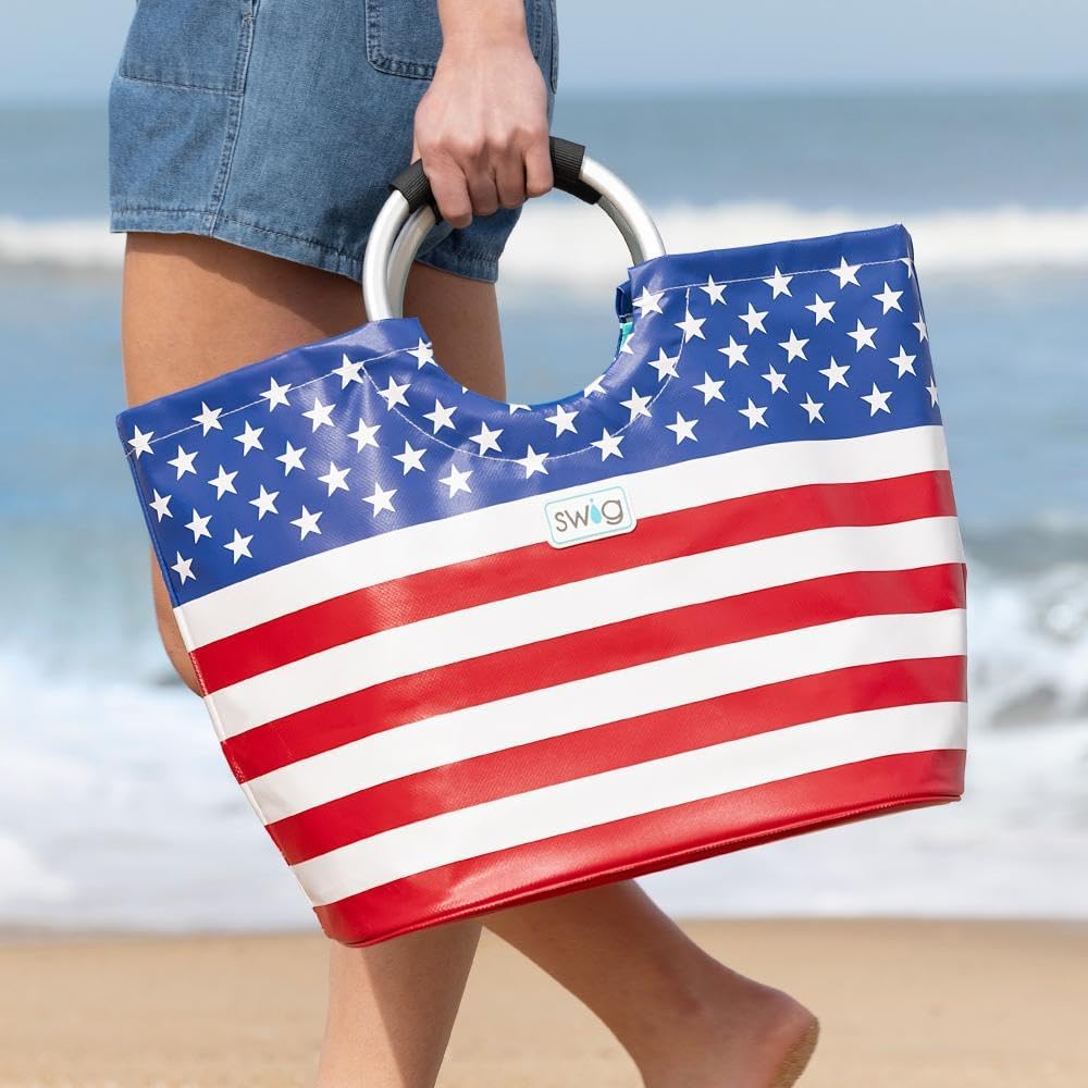 Swig Life Loopi Tote Bag, Large, Lightweight, Waterproof Beach and Utility Bag