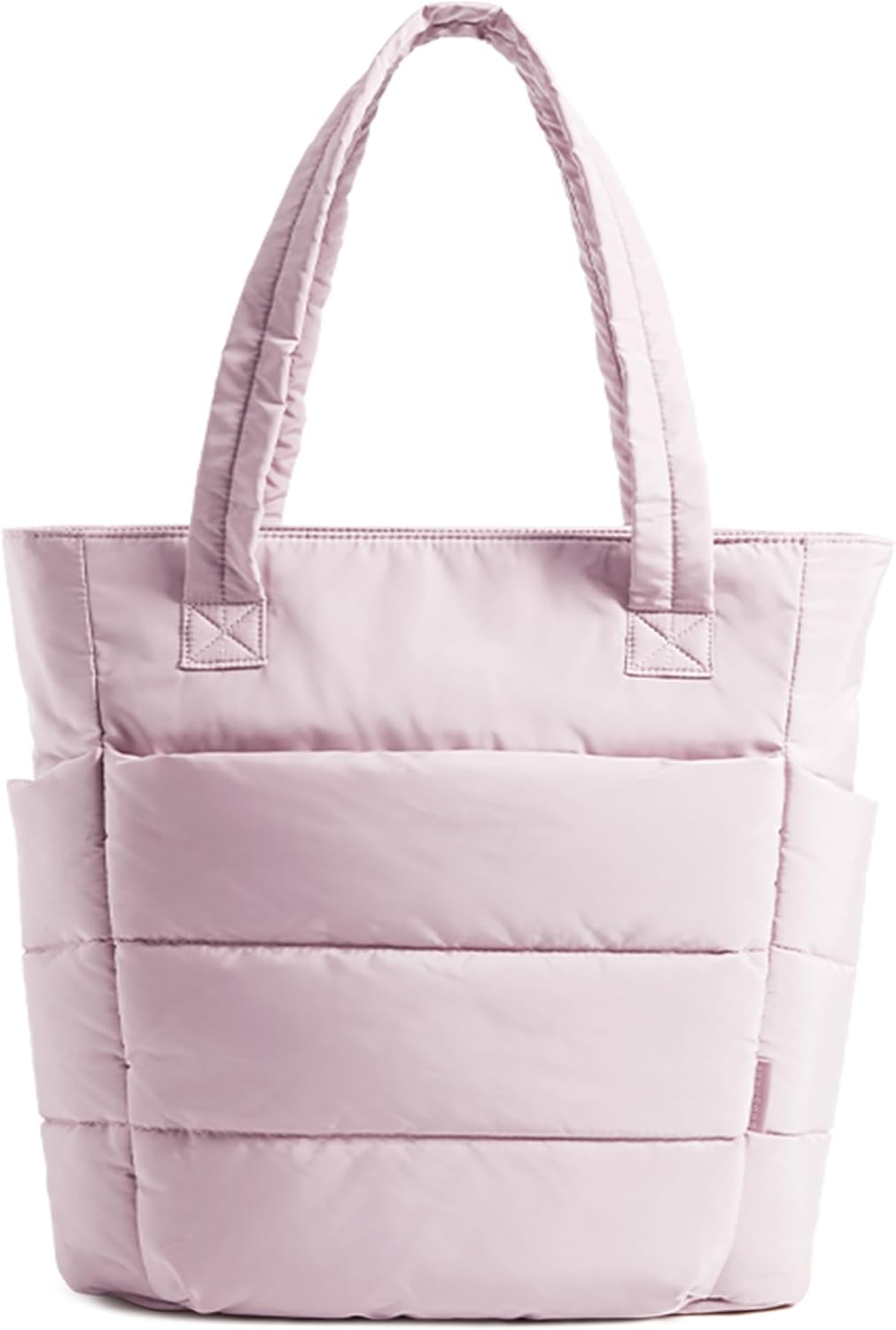 BAGSMART Tote Bag for Women, Lightweight Puffy Tote Bag with Compartments Shoulder Bag Handbag for Travel, Work, Gym,