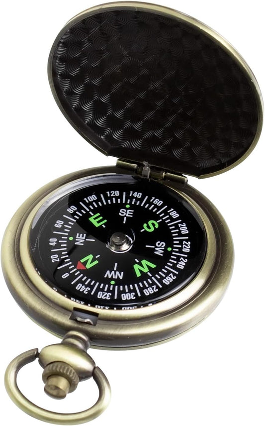 Black Pocket Waterproof Compass Toy Camping Survival Compasses Glow in The Dark Military Survival Gearfor for Hiking, Camping,Backpacking, Outdoor Activities - Best Survival Gifts Pack（Style B）