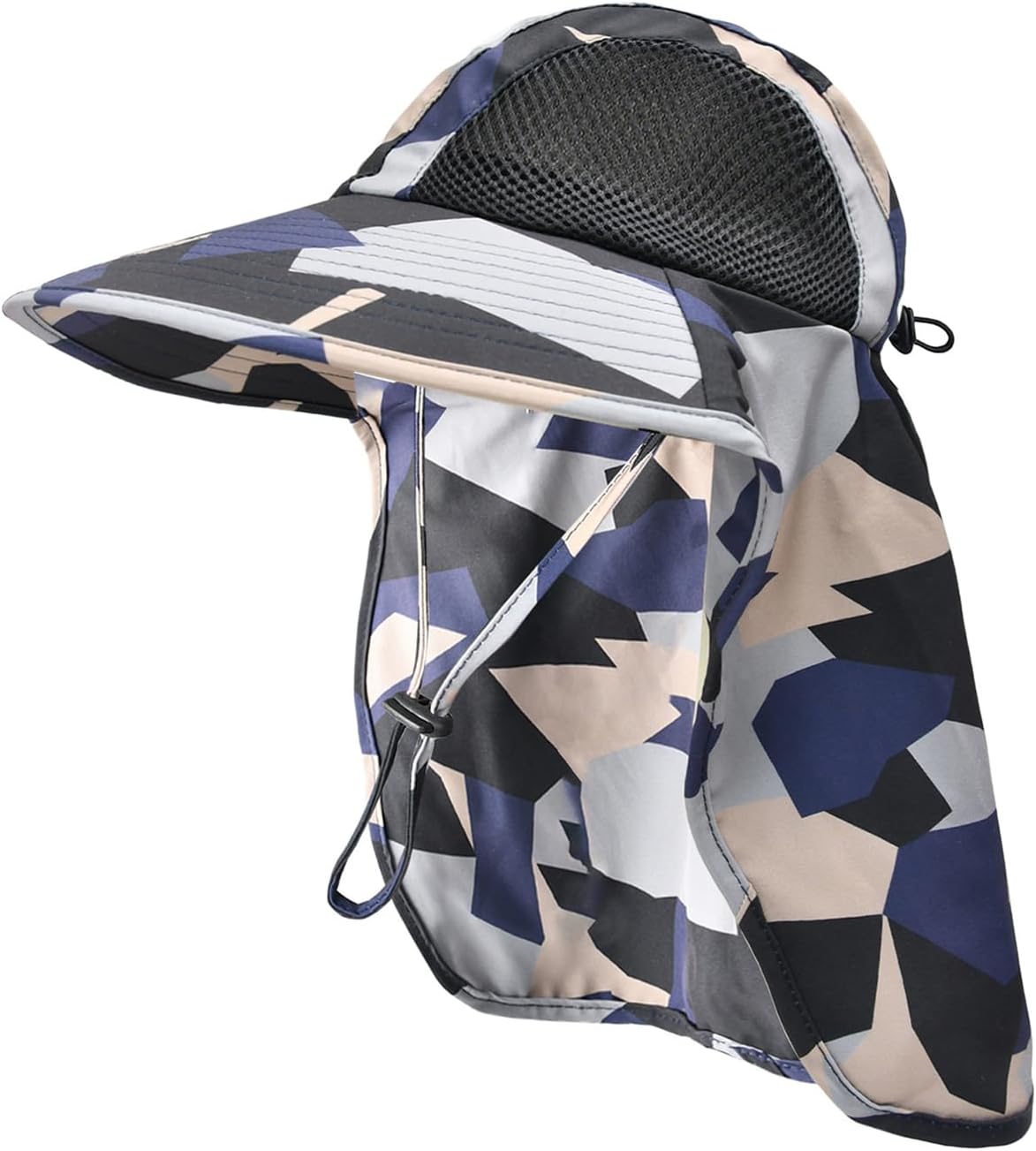 Sun Hat for Men Women with Neck Flap,UPF 50+ UV Protective Hiking Fishing Hats,Wide Brim Sun Hat for Women&Men
