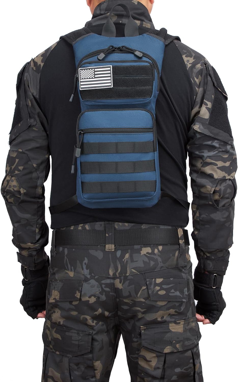 ATBP Insulated Hydration Pack Hiking Water Backpack Running Vest with 3L TPU Bladder Bag for Marathon Cycling Men
