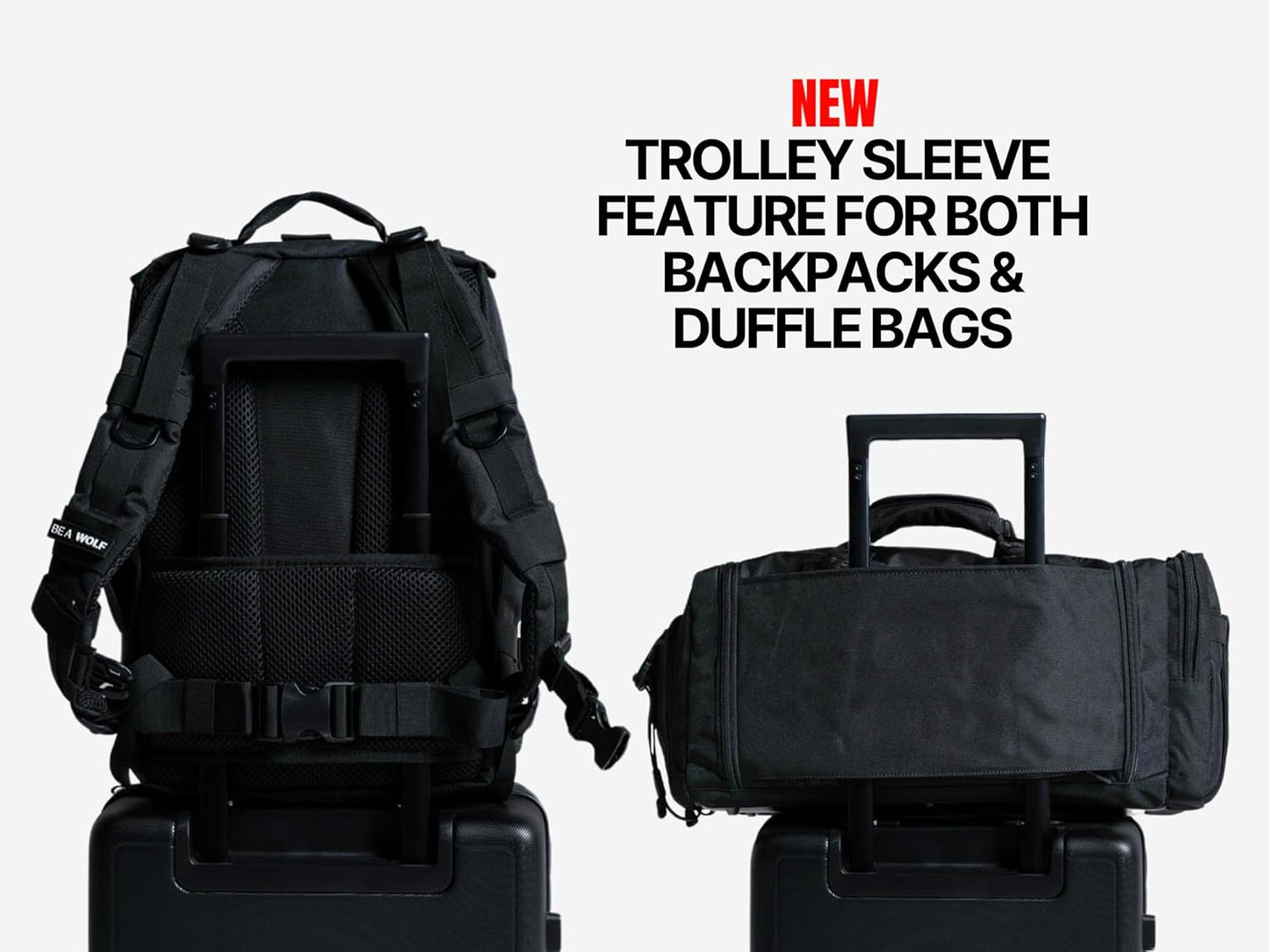 WOLFpak 35L Backpack (NightShade Edition) The Original Backpack. Tactical Bags For The Gym and Travel Bag.