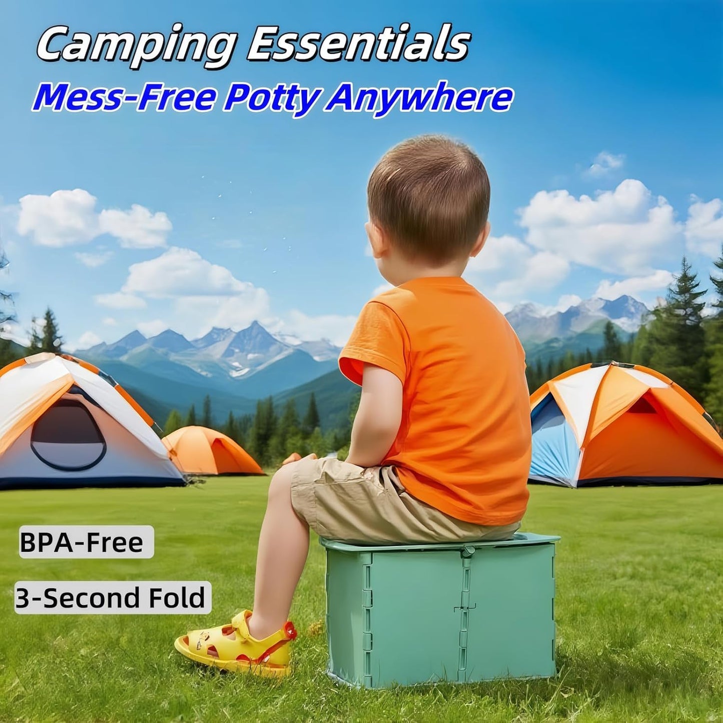 Travel Potty,Portable Potty Seat Foldable Travel Training Toilet Seat,Foldable Toilet for Outdoor Camping (Pink)