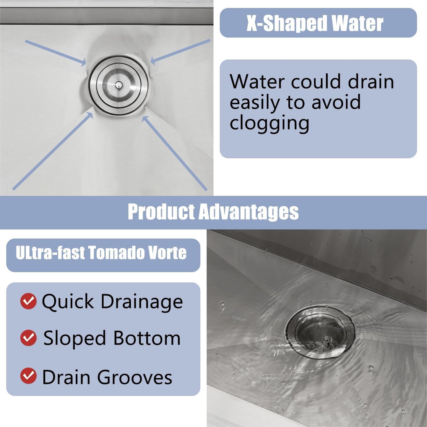 Farmhouse Sink 33 Inch, 33x22 Inch Apron Front Farmhouse Kitchen Sink, 16 Gauge Stainless Steel Undermount Ledge Workstation Deep Single Bowl Luxury Rustic Farm Sinks with All Accessories