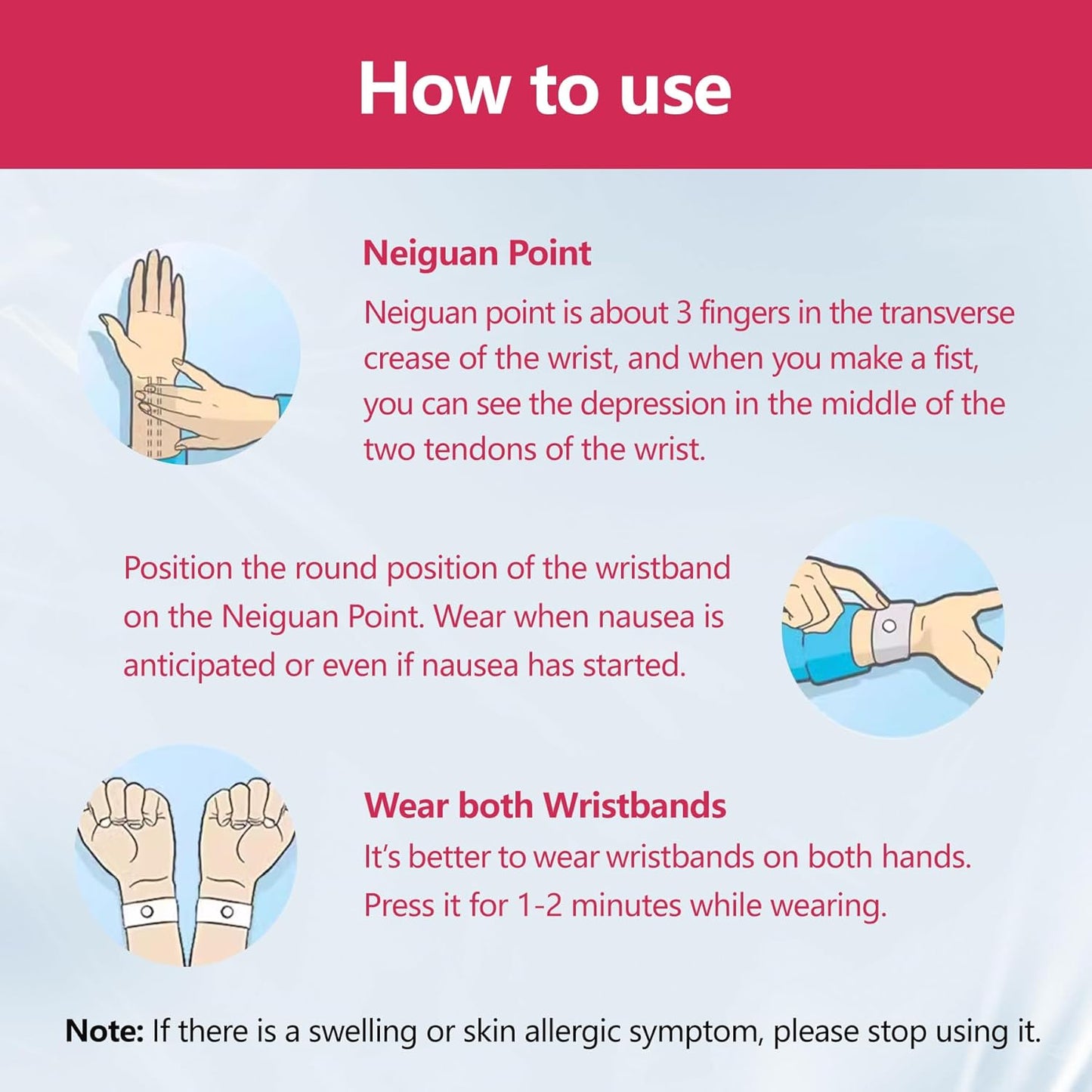 Motion Sickness Wristband, Anti-Nausea Acupressure Wrist Band for Nausea Relief, Dizziness and Vomiting from Car Sea Boat Flying Travel Sickness for Adults and Kids (Multicolor, Small, 6 Pairs)