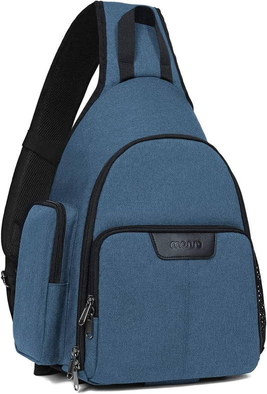 MOSISO Camera Bag Sling Backpack, DSLR/SLR/Mirrorless Full Open Camera Case with Tripod Holder&Rain Cover&Modular Insert, Photography Backpack Compatible with Canon/Nikon/Sony/Fuji, Teal Blue