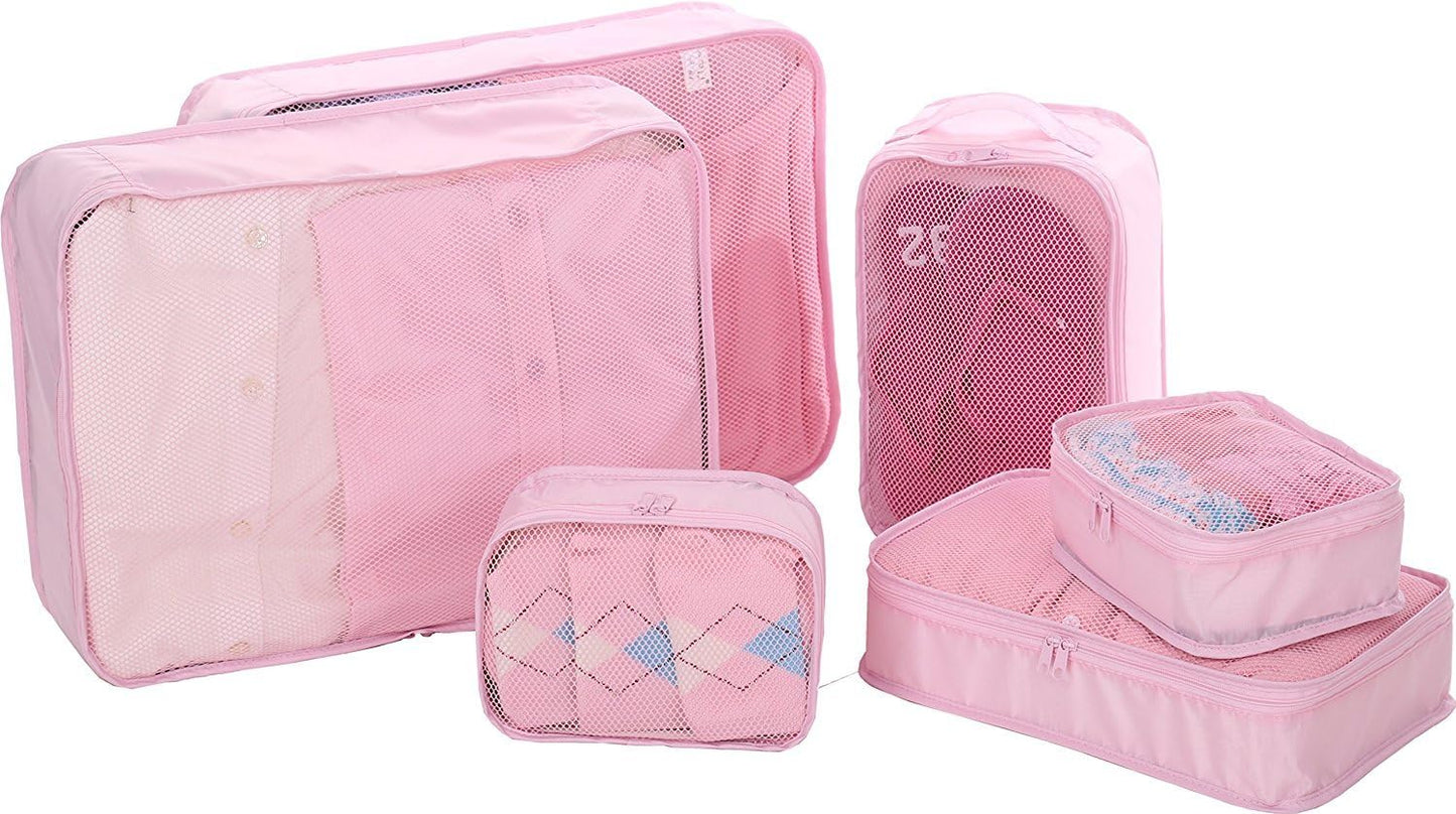 JJ POWER Travel Packing Cubes, Luggage Organizers with Shoe Bag