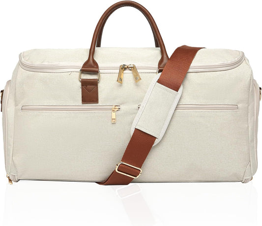 Carry On Garment Bag for Travel, Convertible Travel Garment Bag for Men Women, 2 in 1 Hanging Suitcase Suit Business Travel Bag