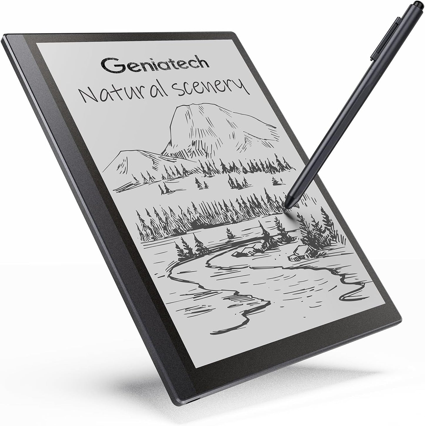 Kloudnote Slim 10.3" Digital Notebook, E Ink Tablet and ePaper Notepad for ebook Reading and Writing, 227ppi ereader Device in 2025, 5.3mm Ultra-Thin (Grey)