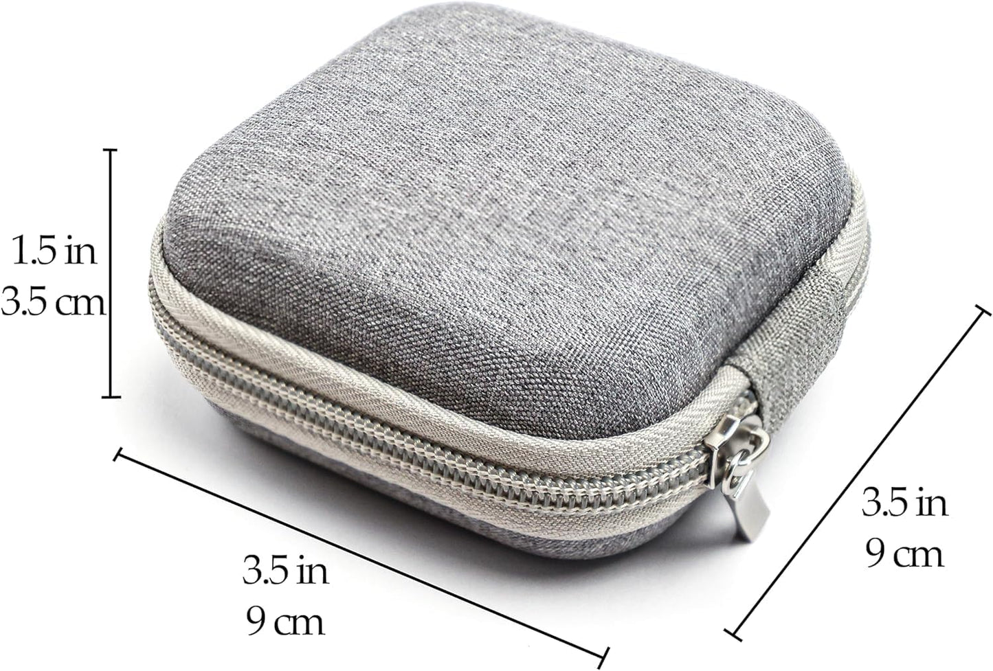 Multi-Functional Eye Drops, Medicine & Travel Accessories Organizer - Hardshell EVA Compact Carry Case - Loops & Mesh Pocket for Daily Pills, Charging Cables & Batteries by Clinical Experts