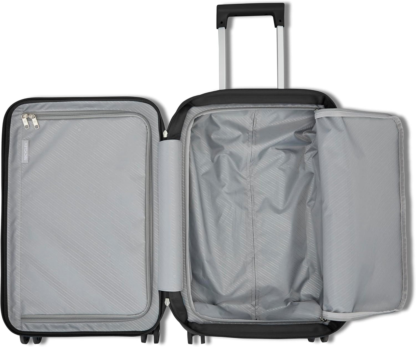 Samsonite UpLIFT Large Checked Hardside Luggage with Spinner Wheels - Airline-Approved, TSA Lock, Adjustable Handle System - Polycarbonate Hard Suitcase for Ultra Lightweight Travel - Silver Shimmer