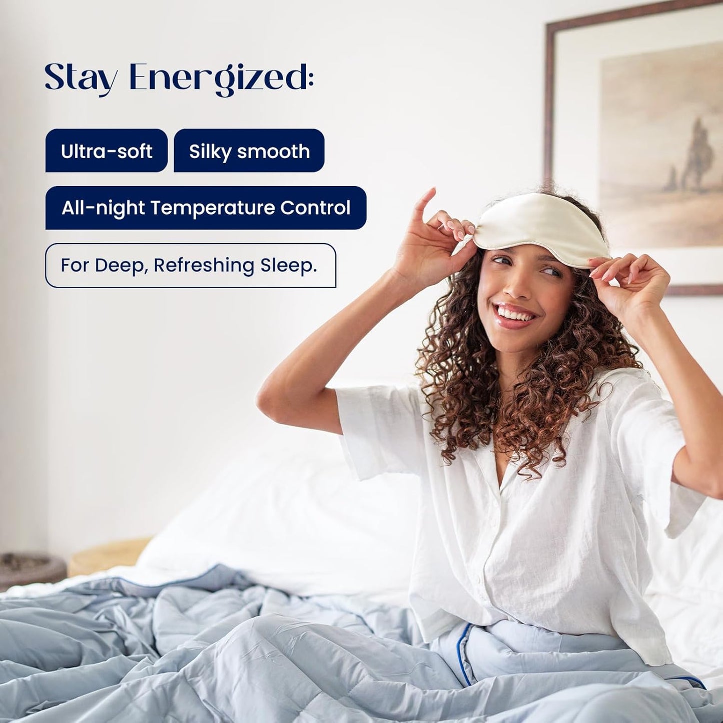 Dream Valley® Outlast® Deepsleep Cooling Comforter, Twin Size, NASA-Grade Space Technology Cooling Blanket for Hot Sleepers Night Sweats, Q-Max > 0.45 Aerocool™ Breathable, Mint Macaron, 68"x90"