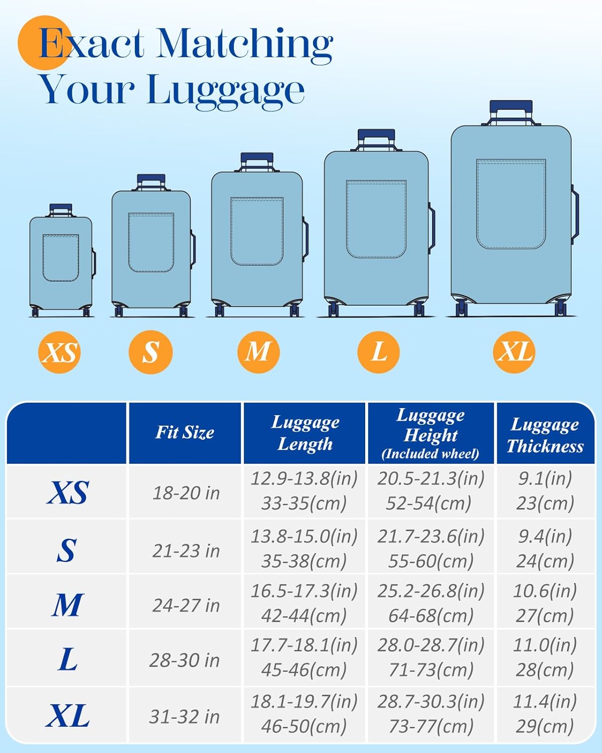 Slohif Luggage Cover for Suitcase Tsa Approved Protector - Luggage Sleeve Large Suit Case Cover Travel Stretch Baggage Case Protective Washable Fit 18-20 Inch Flower XS