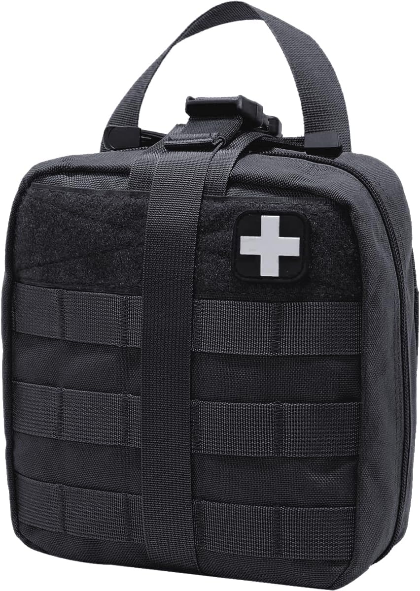 First Aid Kit Med Medical - Kit Rip-Off 180 pcs Water-Resistant Emergency Kit for Camping Hiking Home Outdoor Truck Vehicle Car Fishing Travel Biking