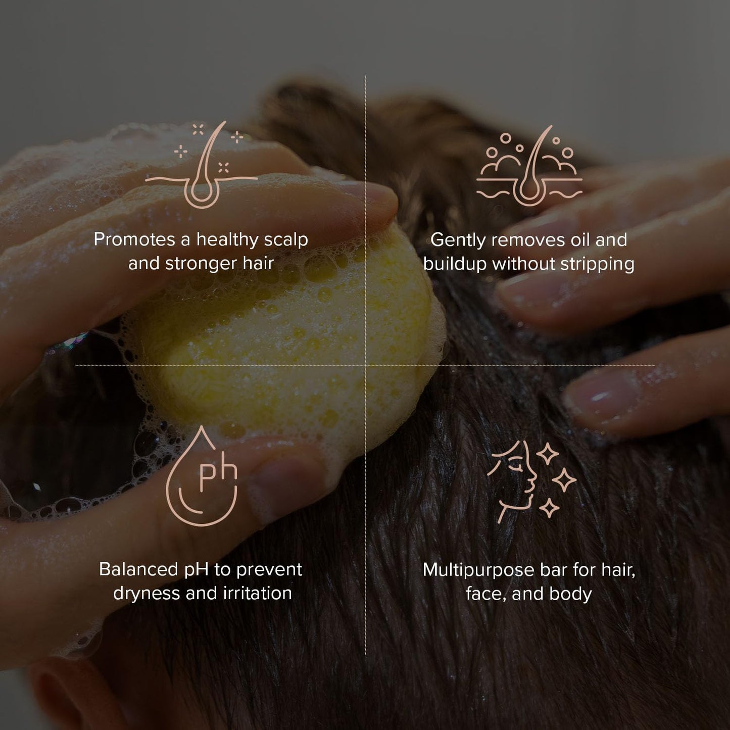 Maka Nature Low-Carbon Shampoo Bar | Korean K-Beauty Haircare with Natural Ingredients for Scalp & Hair Types | Vegan, Eco-Friendly, pH balanced, 3.35oz (Rosemary)
