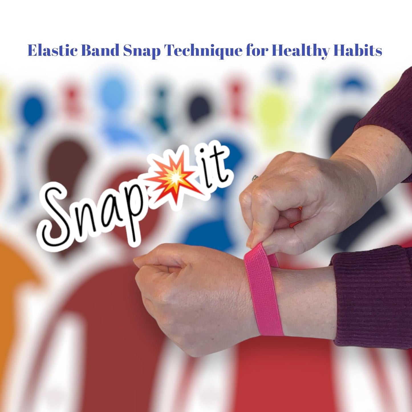 Motion Sickness Relief Acupressure Wristbands for Kids and Adults – Waterproof, Slip-On, Nausea Relief, Motion Sickness, Travel (2 Pack) (Purple, X-Small 5)