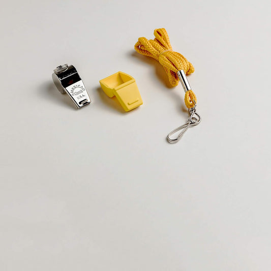 American Whistle Corporation American Classic Whistle - 126 db Solid Brass Whistle with Paracord Lanyards and Safe-T-Tip - Made in America