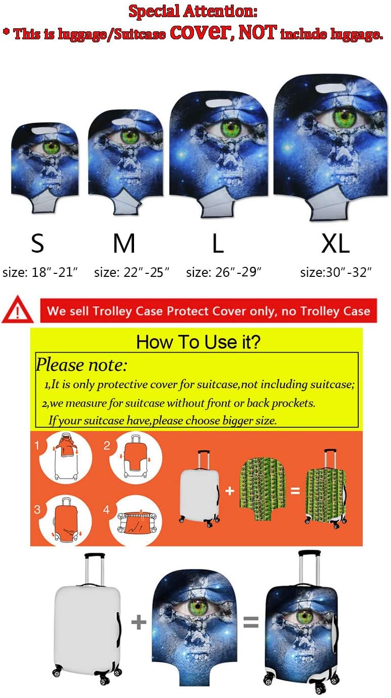 Otter Print Suitcase Cover Fit 26-29 Inch Travel Luggage Covers with Zipper Non Slip Luggage Cover for Suitcase Zip Closure Elastic Suitcase Cover Protector Cute Baggage Cover