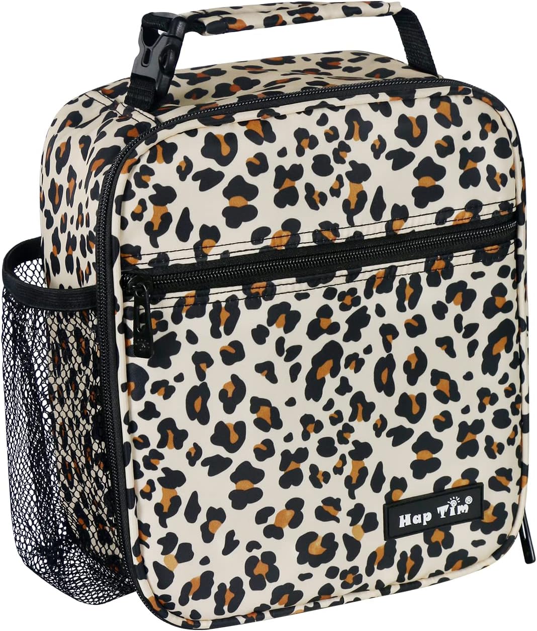 Hap Tim Insulated Lunch Bag Women, Reusable Lunch Box for Women, Adluts Lunchbox for Office Work, Portable Lunchbag, Leopard Print（18654-LP）