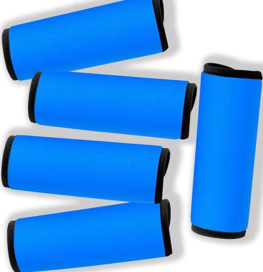 Travel Tags for Luggage-Suitcase Tags Identifiers Peronalized Luggage Tags Neoprene Luggage Handle Wrap Travel Essentials for Flying/Airplane/Airport