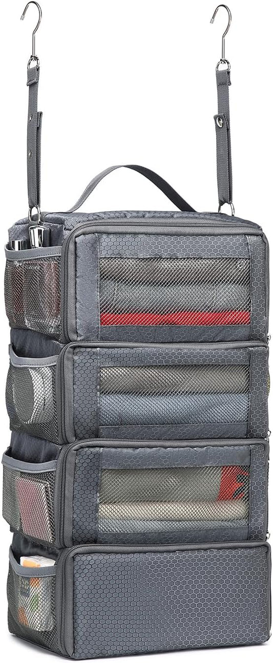 Suitcase Organizer Travel Bags Organizer for Luggage Compression Hanging Packing Cubes for Travel Carry on Closet (Bag Only)