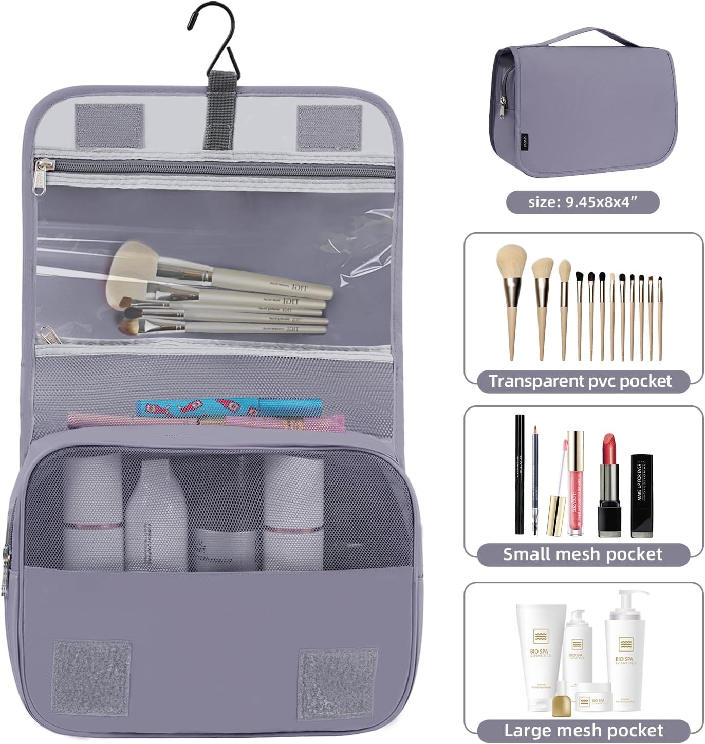 BAGAIL 6 Set/8 Set/10 Set Packing Cubes Various Sizes Packing Organizer for Travel Accessories Luggage Carry On Suitcase