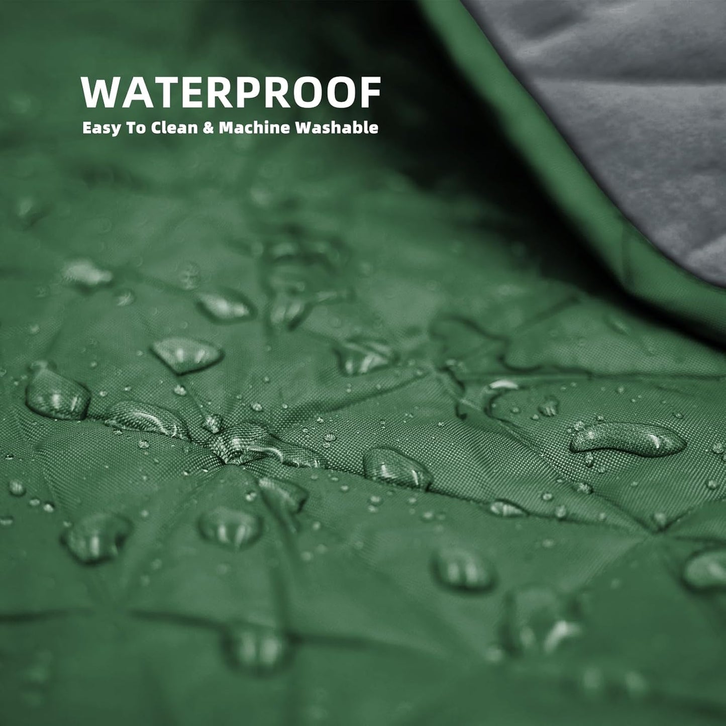Outdoor Waterproof Blanket, Foldable Fleece Stadium Blanket for Outdoor Sports Event, Camping, Concerts, Car, Pet, Picnics - Windproof, Wearable, Machine Washable 80" x 58"