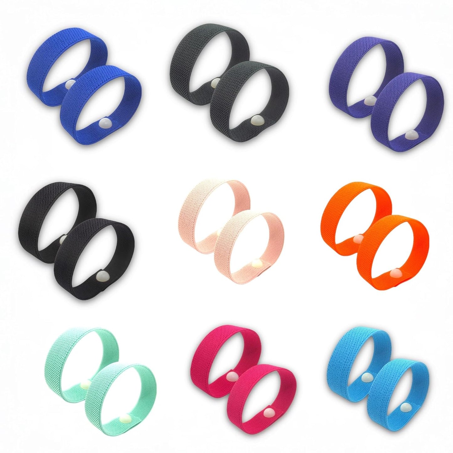 Motion Sickness Relief Acupressure Wristbands for Kids and Adults – Waterproof, Slip-On, Nausea Relief, Motion Sickness, Travel (2 Pack) (Purple, Large 8)