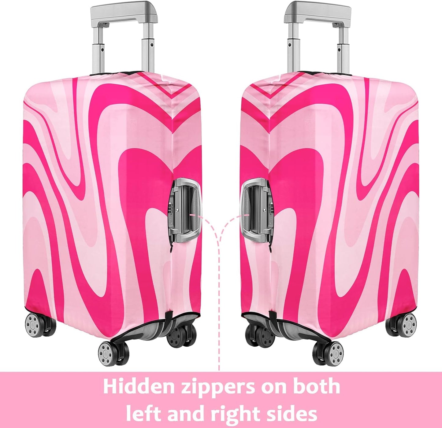 Luggage Cover for Suitcase Elastic Suitcase Cover Protector, Carry On Luggage Sleeve Anti Scratch Travel Essentials Fits 23-26