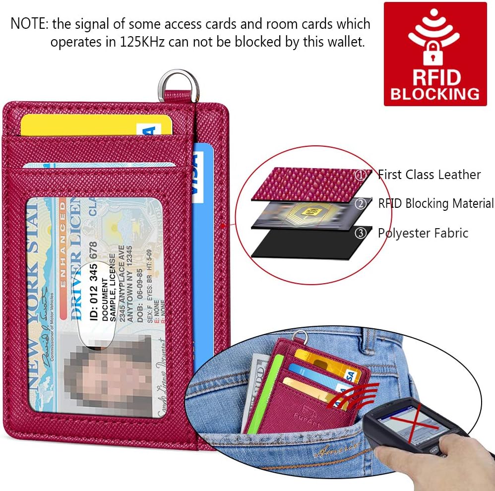 FurArt Slim Minimalist Wallet, Front Pocket Wallets, RFID Blocking, Credit Card Holder for Men & Women